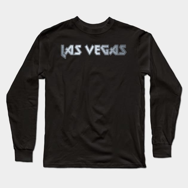 Las Vegas Long Sleeve T-Shirt by KubikoBakhar